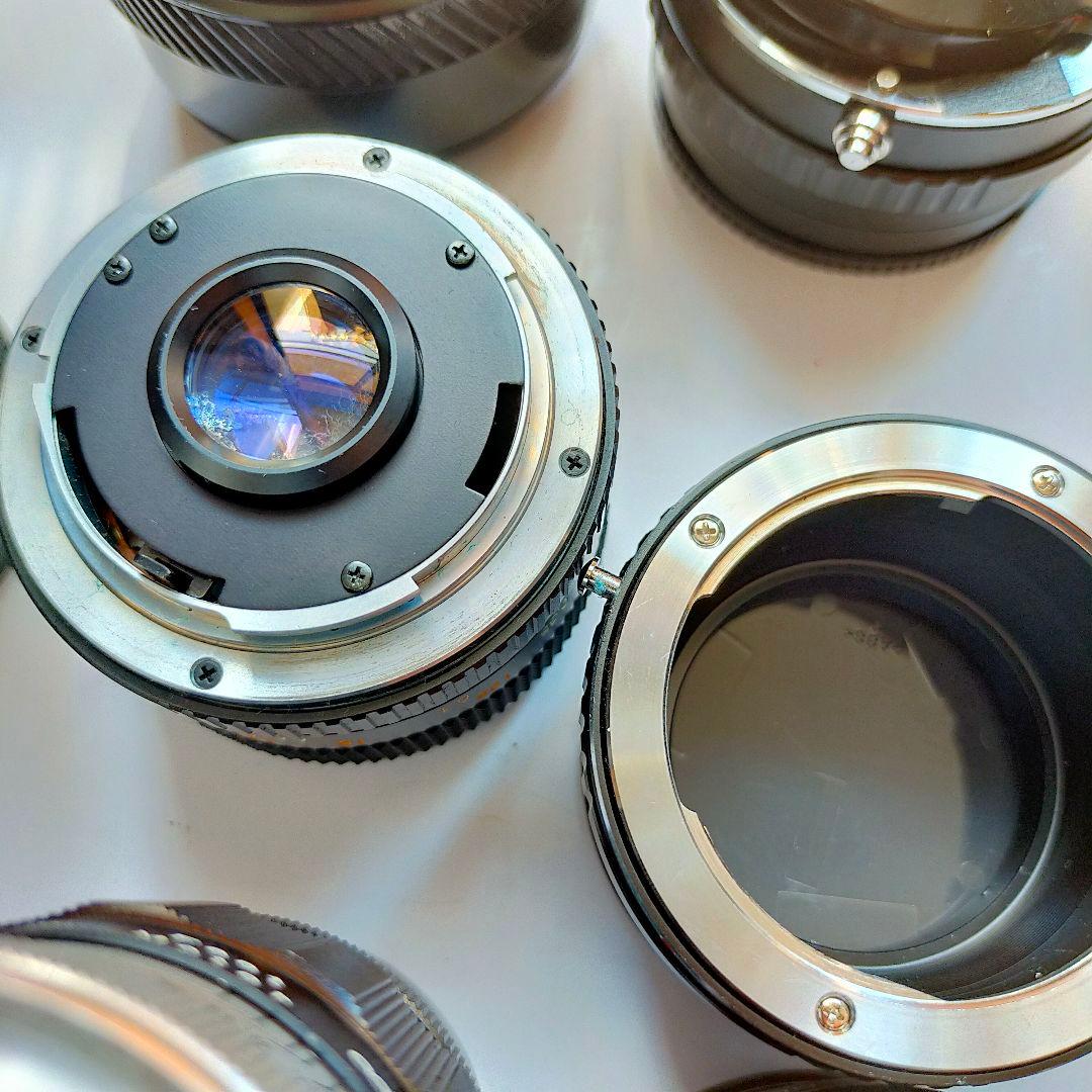 NEX Eマウントレンズ12本(改造レンズ5本,マウントアダプター+レンズ7本)