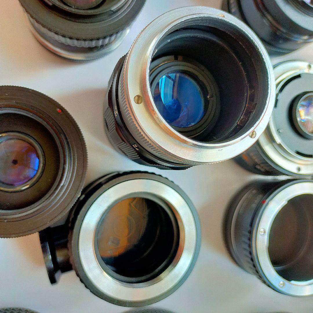 NEX Eマウントレンズ12本(改造レンズ5本,マウントアダプター+レンズ7本)