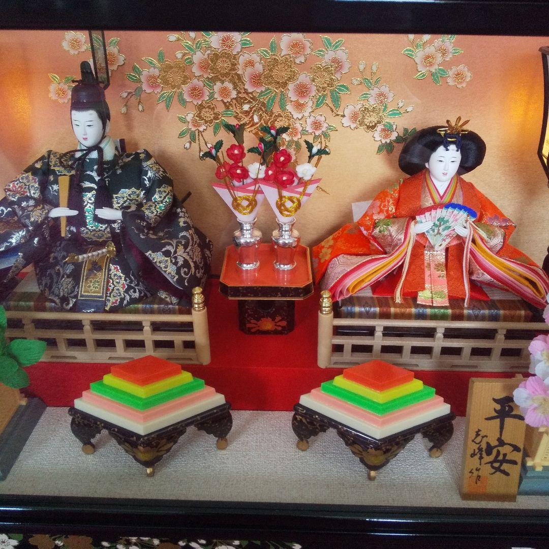 特選オルゴール付雛人形ケース入り