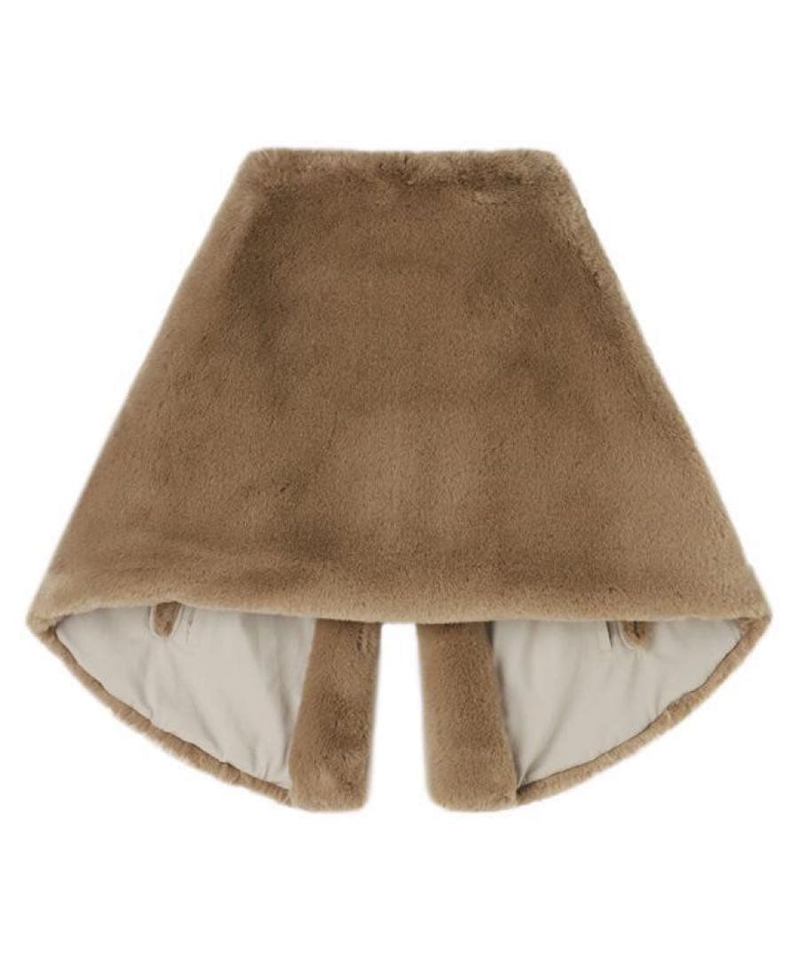 【未使用！】JENNE リッチボリュームファーケープ