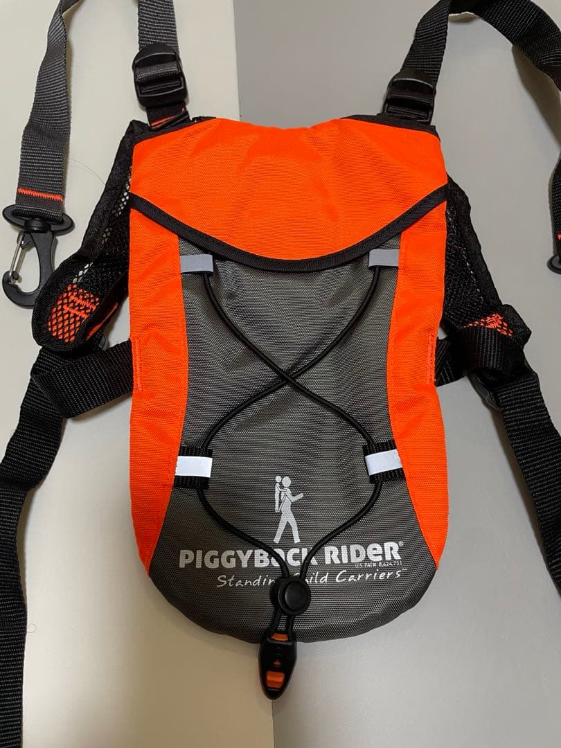 PIGGYBACK RIDER スタンディングキャリヤー　オレンジ　おんぶ紐