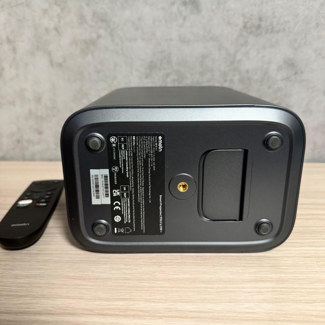 Emotn N1 プロジェクター 自動角度調整ピント修正機能