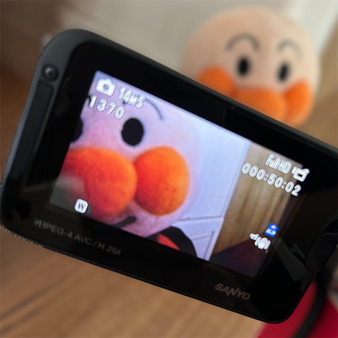 動作確認済み　バッテリー2個付き　SANYO デジタル　ムービーカメラXacti