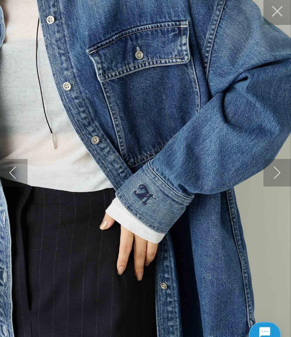 【インフルエンサーコラボ】刺繍デニムシャツ