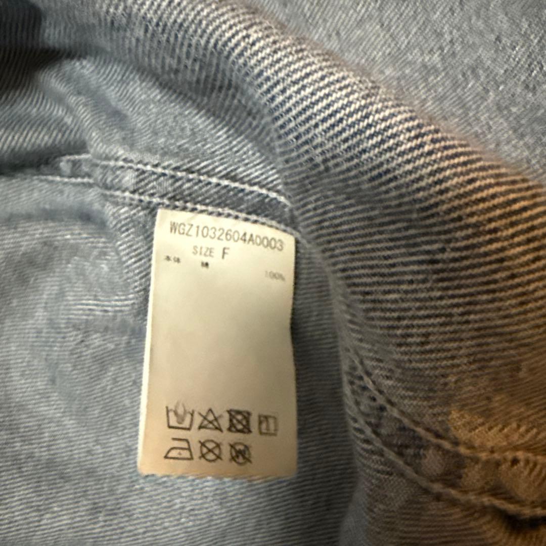 【インフルエンサーコラボ】刺繍デニムシャツ