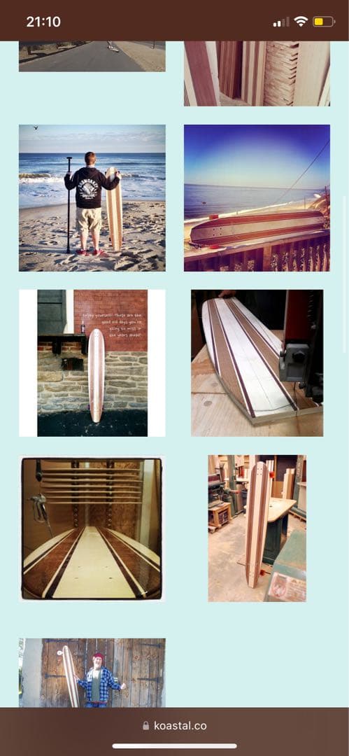 Koastal アメリカ製60インチロングボード　スケートボード