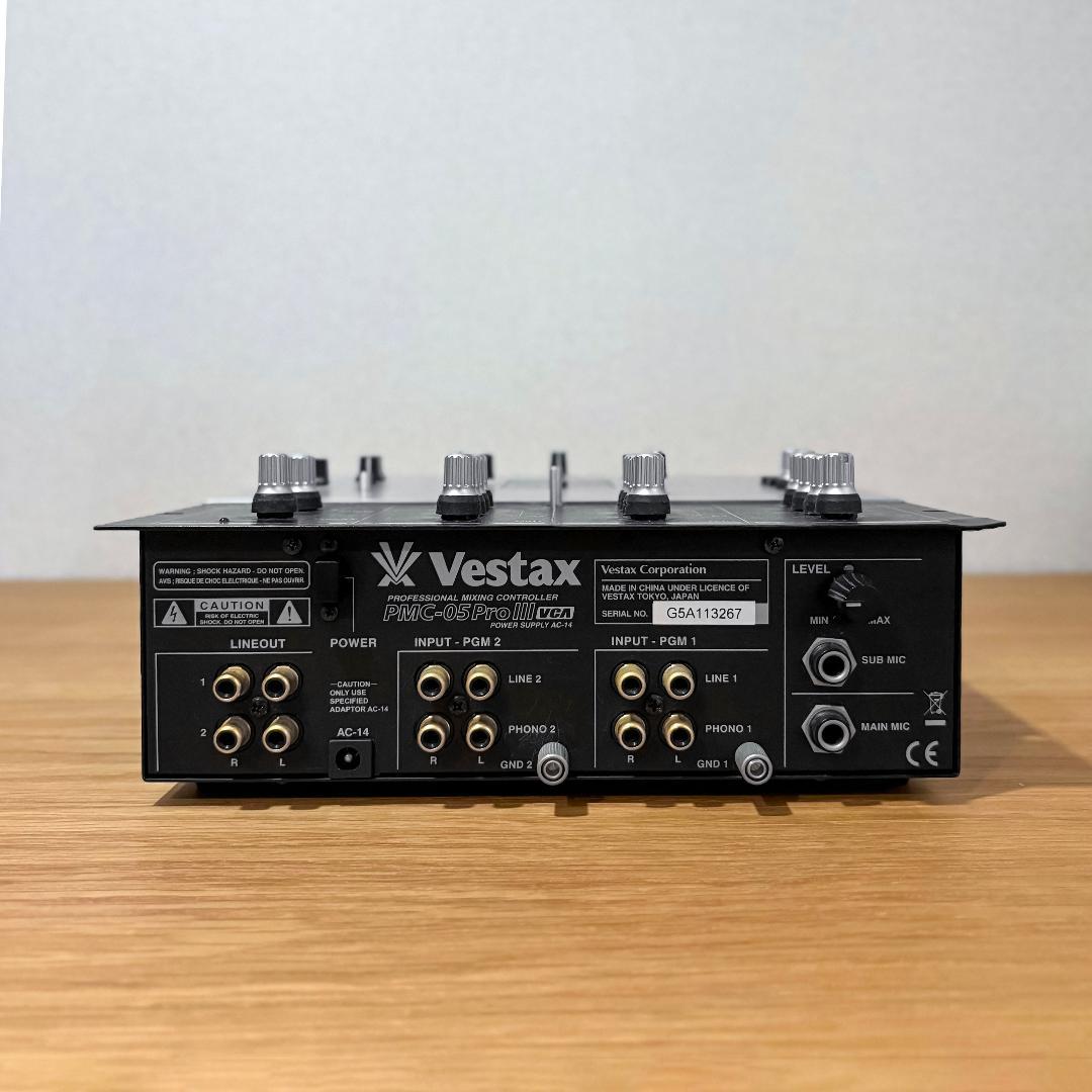 Vestax PMC-05Pro Ⅲ 3 VCA ベスタクス DJ ミキサー