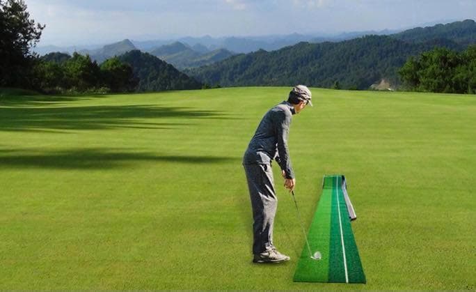 ❤ゴルフ練習場に行かなくても自宅でいつでもパター練習OK♪❤ゴルフ練習マット