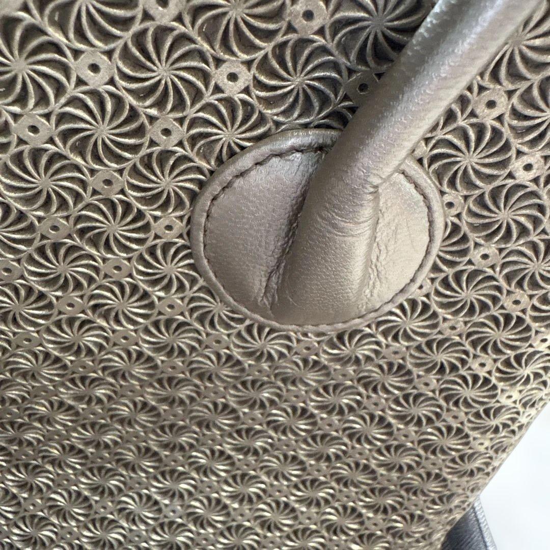 ヒロコハヤシ ジラソーレ ゴールド ミニ ハンドバッグ トート 保存袋付き