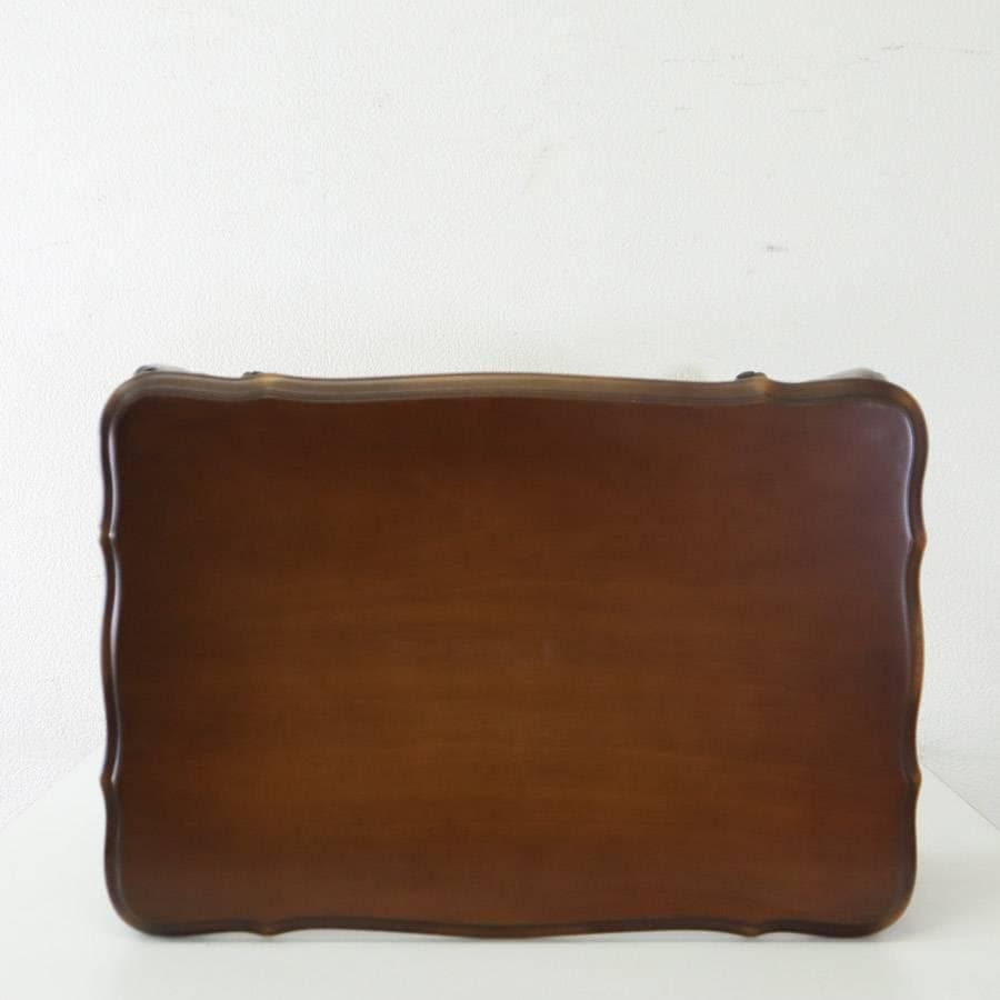 カリモク家具最高峰 ドマーニ ルイ15世 ネストテーブル 中 サイドテーブル