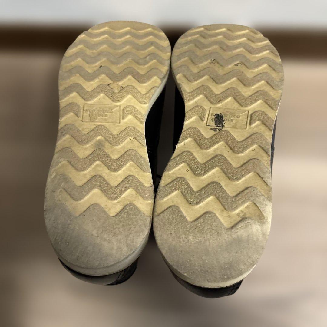 RED WING 黒 レザー ワークブーツ