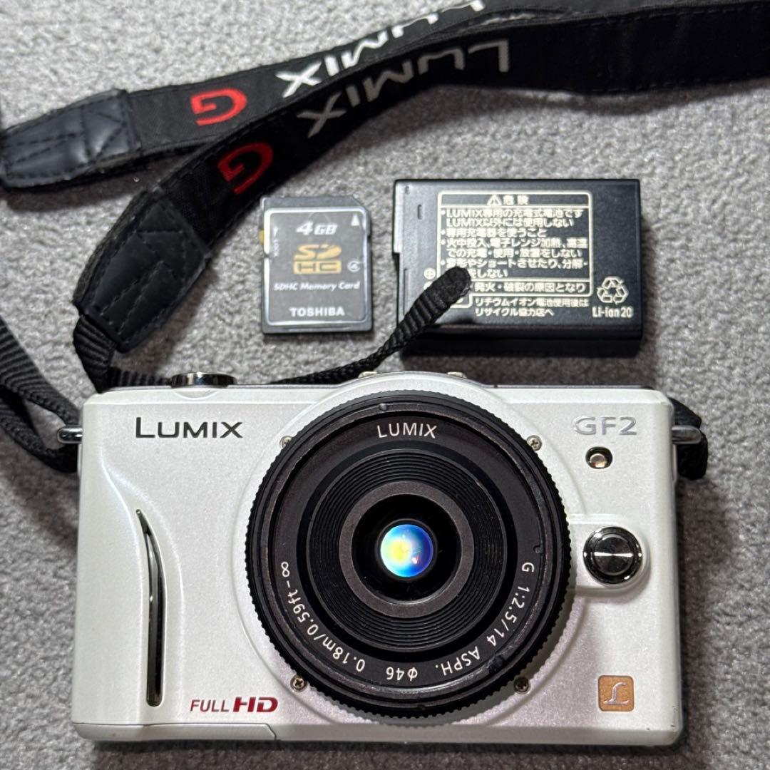 ☆動作OK Panasonic DMC-GF2 レンズ付き14mm F2.5