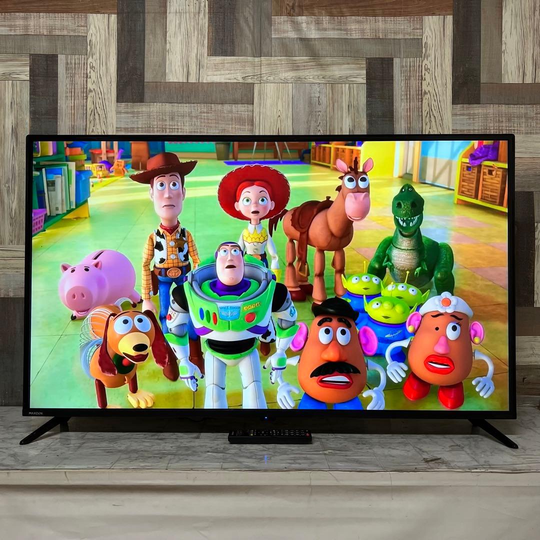 即日受渡❣️全国送料込MAXZENテレビ50型4K 液晶テレビゲームモード搭載
