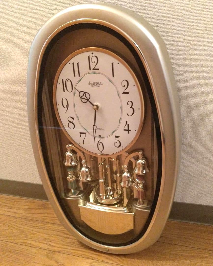 壁掛け時計　メロディ　鐘　からくり時計