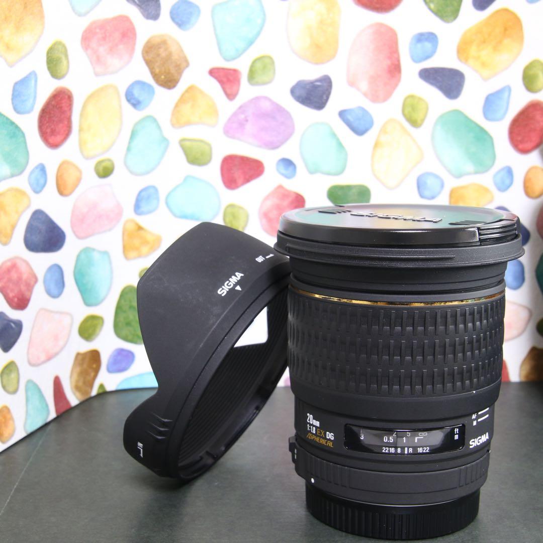 ♥︎◇高性能単焦点レンズ♪ ◇SIGMA 20mm F1.8 Canon