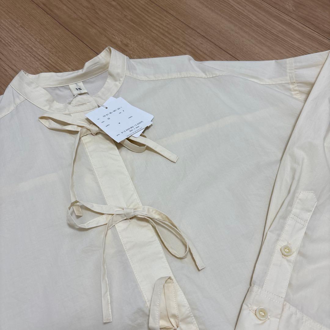 フィグロンドン　fig L London リボンシャツ