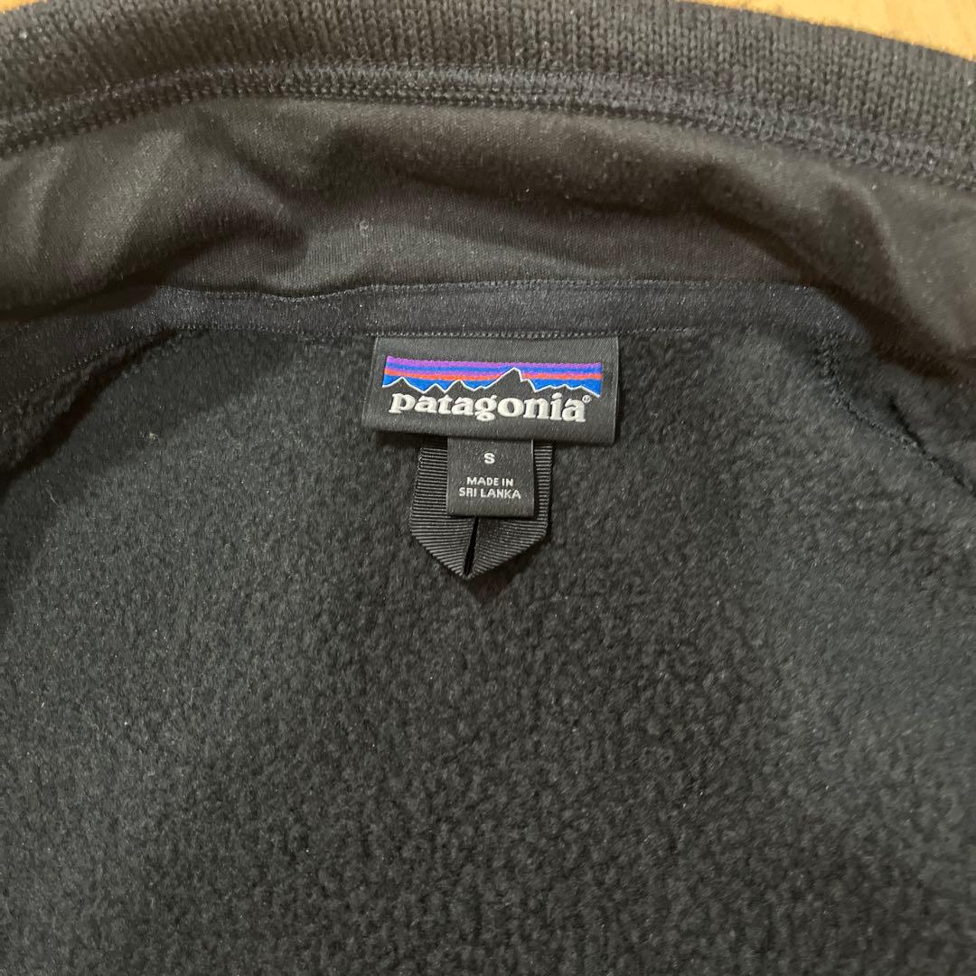 patagonia ブラック フリースベスト S