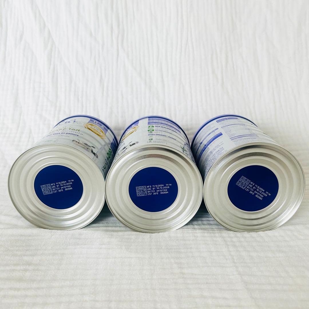 【3缶セット】 バブズオーガニック粉ミルクステップ1