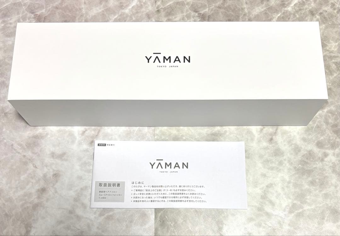 ヤーマン スムースアイロンフォトイオン ネイビー YJHB0L ヘアアイロン