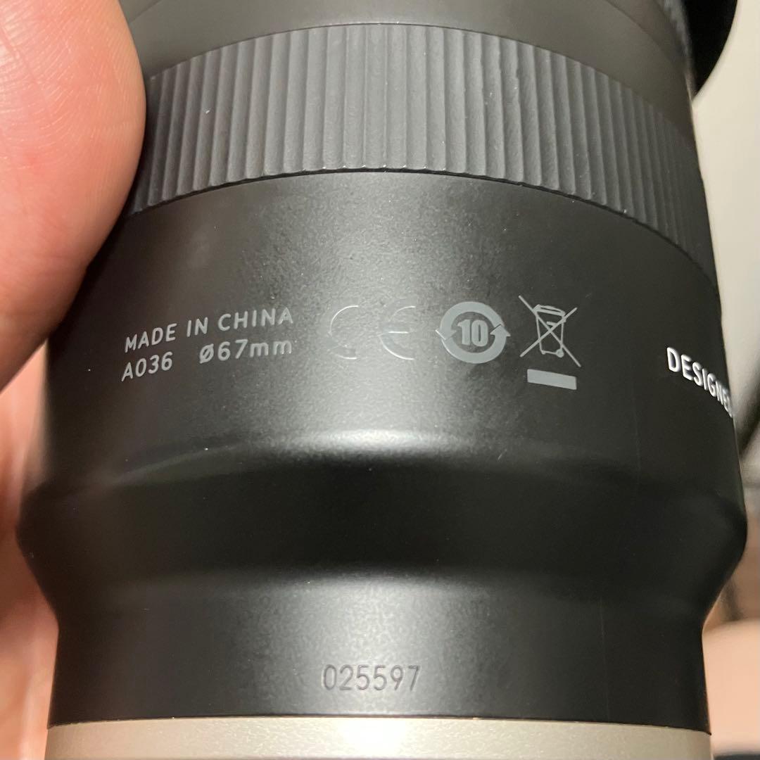 TAMRON 28-75mm F2.8 Model A063SソニーE用