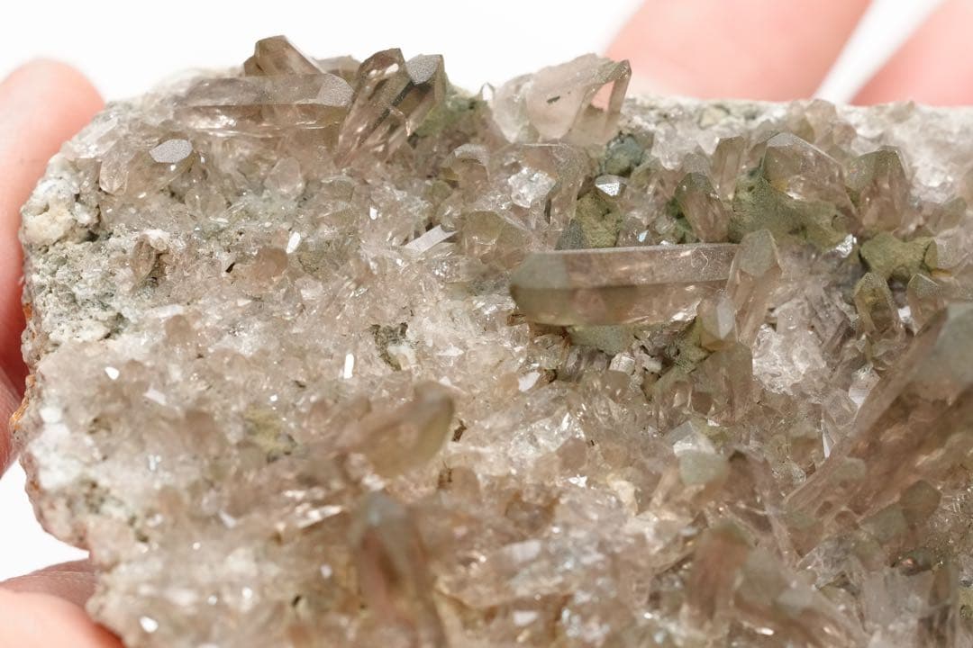 【グリーンキャップ】スモーキークォーツ スイス産 125×75×32mm