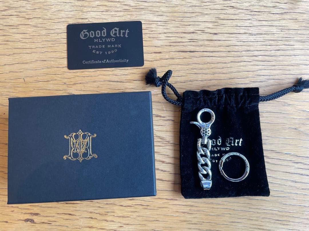 グッドアートハリウッド　シルバー 925 チェーン　キーホルダー