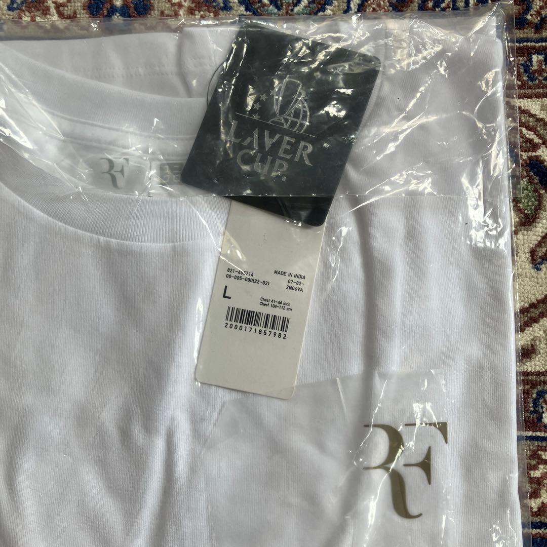 レーバーカップ限定　Tシャツ　L ユニクロ　フェデラー　引退試合限定2022
