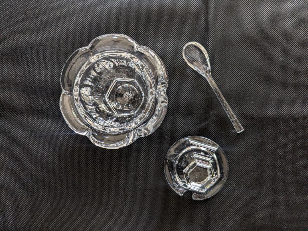 バカラ ミズーリ マスタードポット ジャムポット スプーン付き