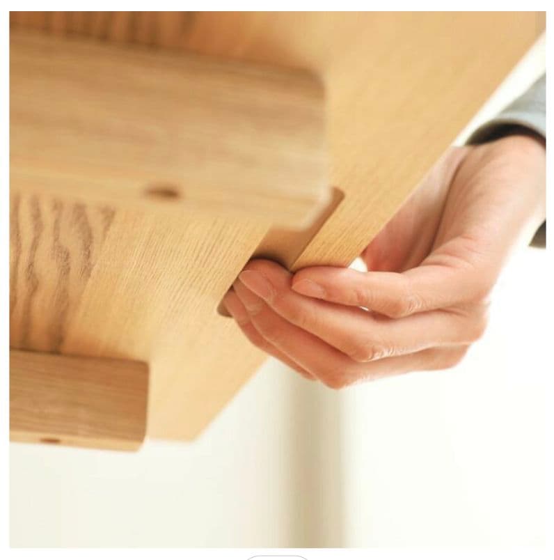 ReCENOインテリア　ナチュラルウッド ローテーブル