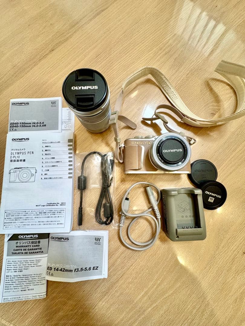 OLYMPUS PEN E-PL10 EZ★標準＋望遠レンズ　ダブルズームキット
