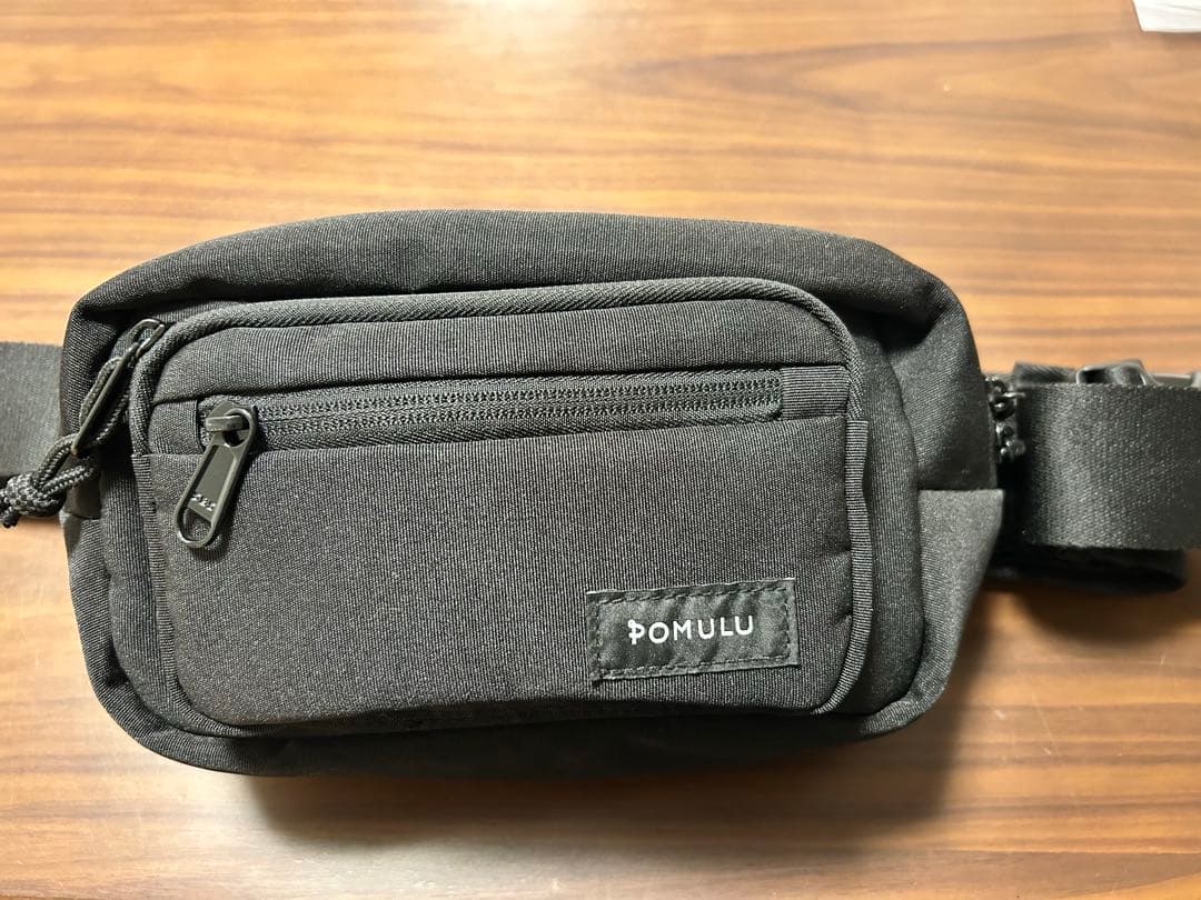 POMULU 2WAYヒップシートバッグ ブラック