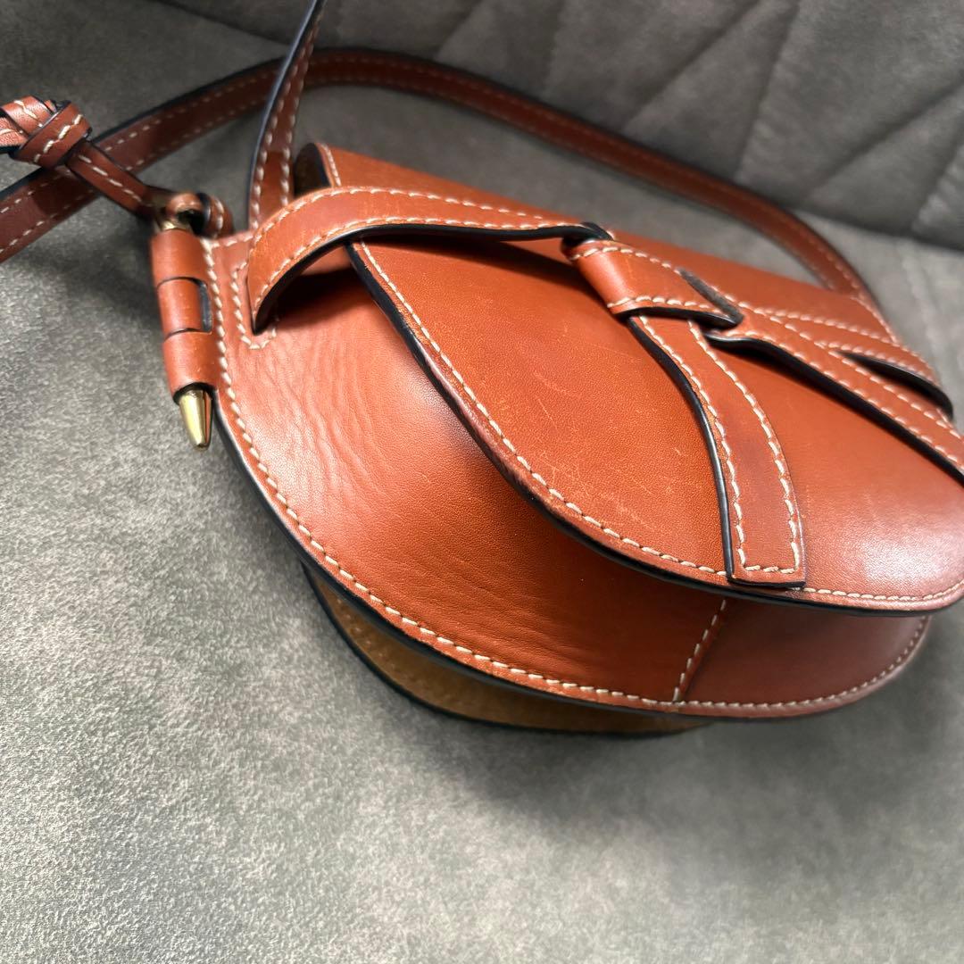 LOEWEロエベ ゲート バッグ ミニ ショルダー カーフスキン