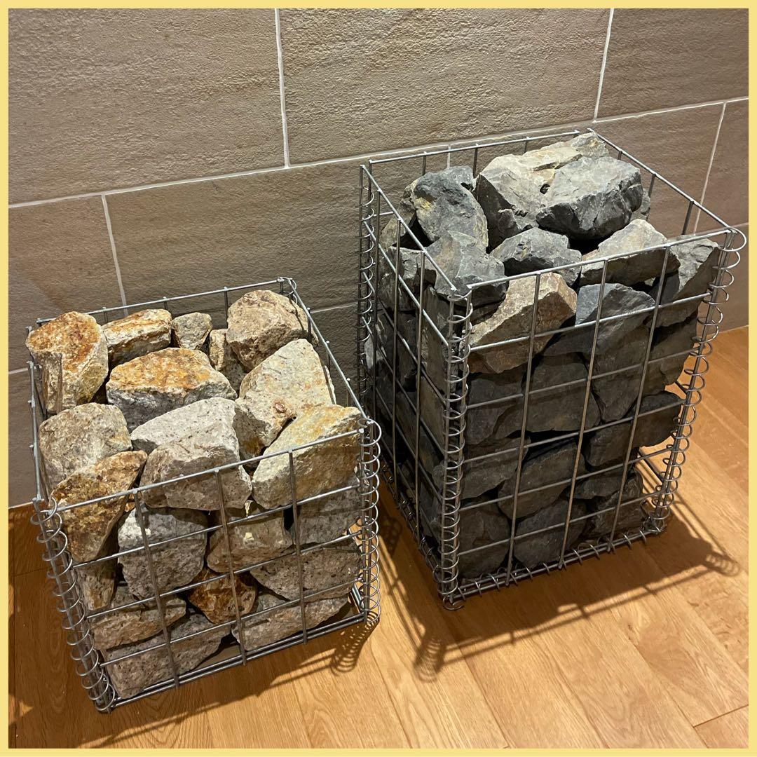 ガビオン　★送料無料★ 蛇籠　ストーンボックス　ふとん箱　ロックガーデン