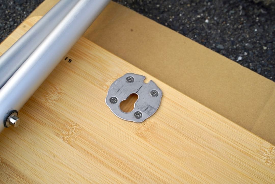 【美品】 peak フォールディングシェルフロング 竹