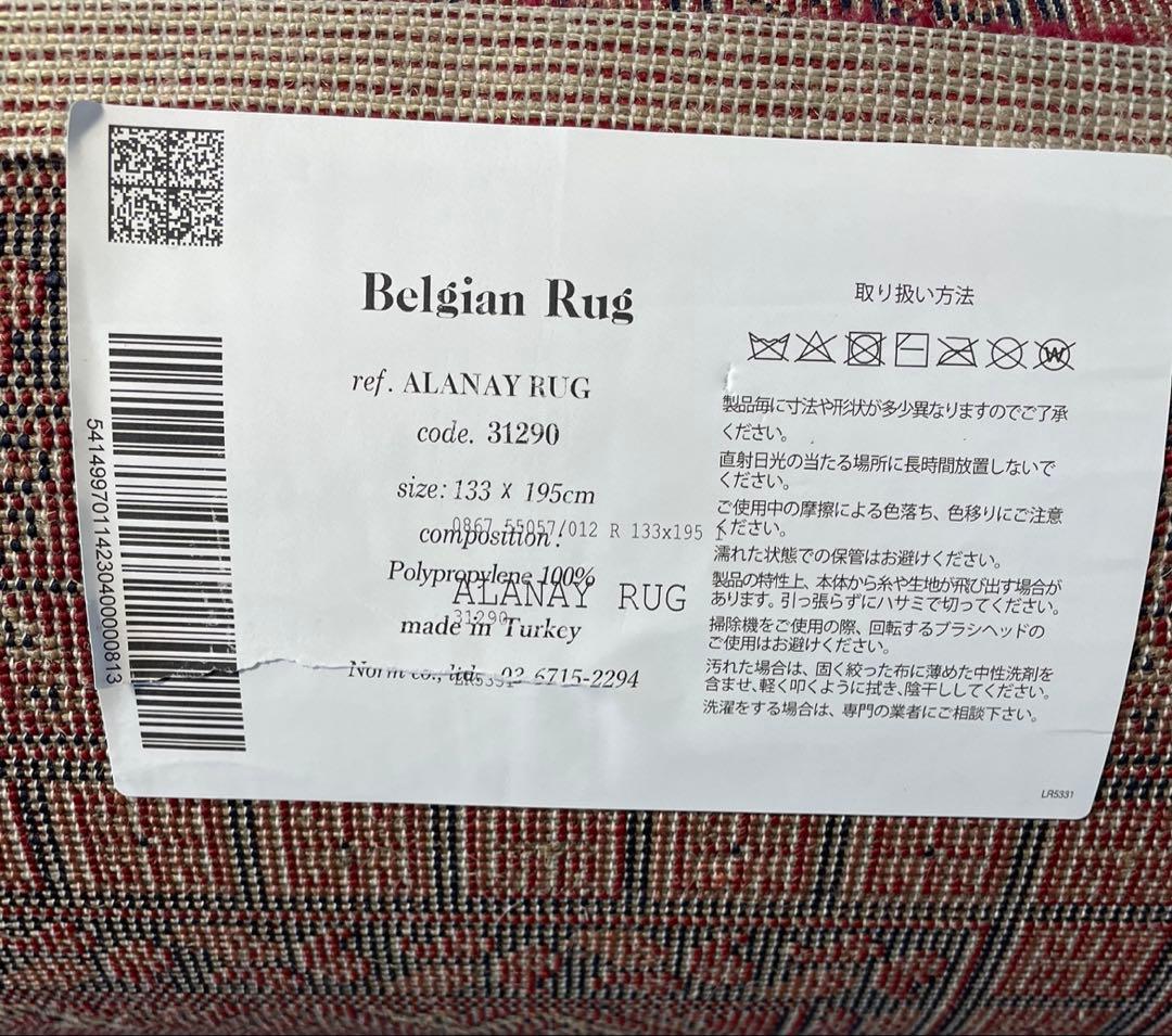 RugRu ラグル　ALANAY RUG 133×195