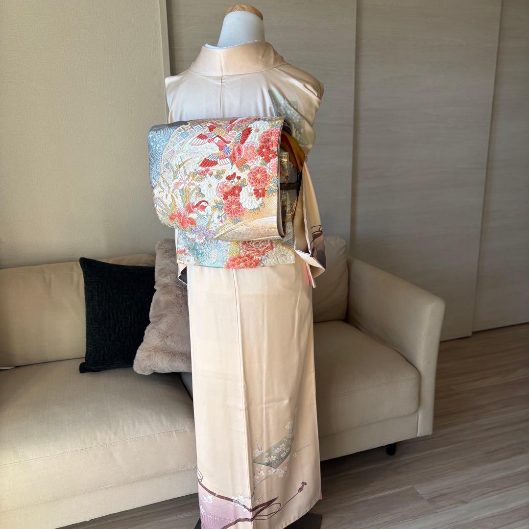 訪問着　フルセット　着物　帯　帯締め　帯締め79