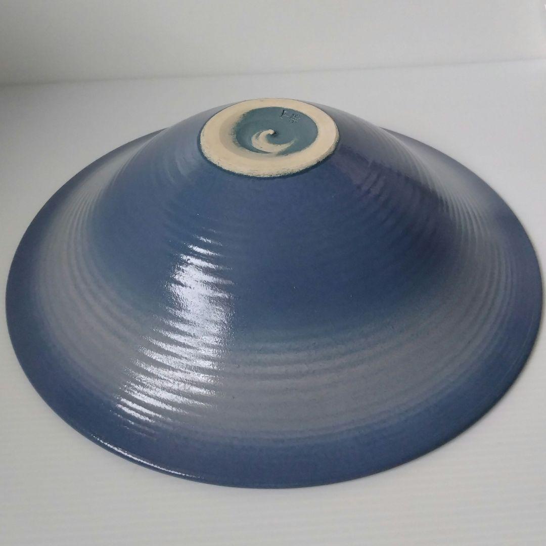 信楽焼 兼山窯 兼山シリーズ 池坊 花器 水盤 池坊好み 生け花 ブルー 青