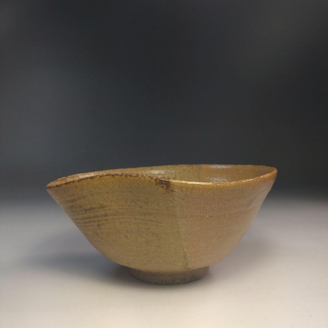 イ283 茶碗『菁光窯 利岡清光』『伊羅保茶碗　共箱』抹茶碗　茶道具