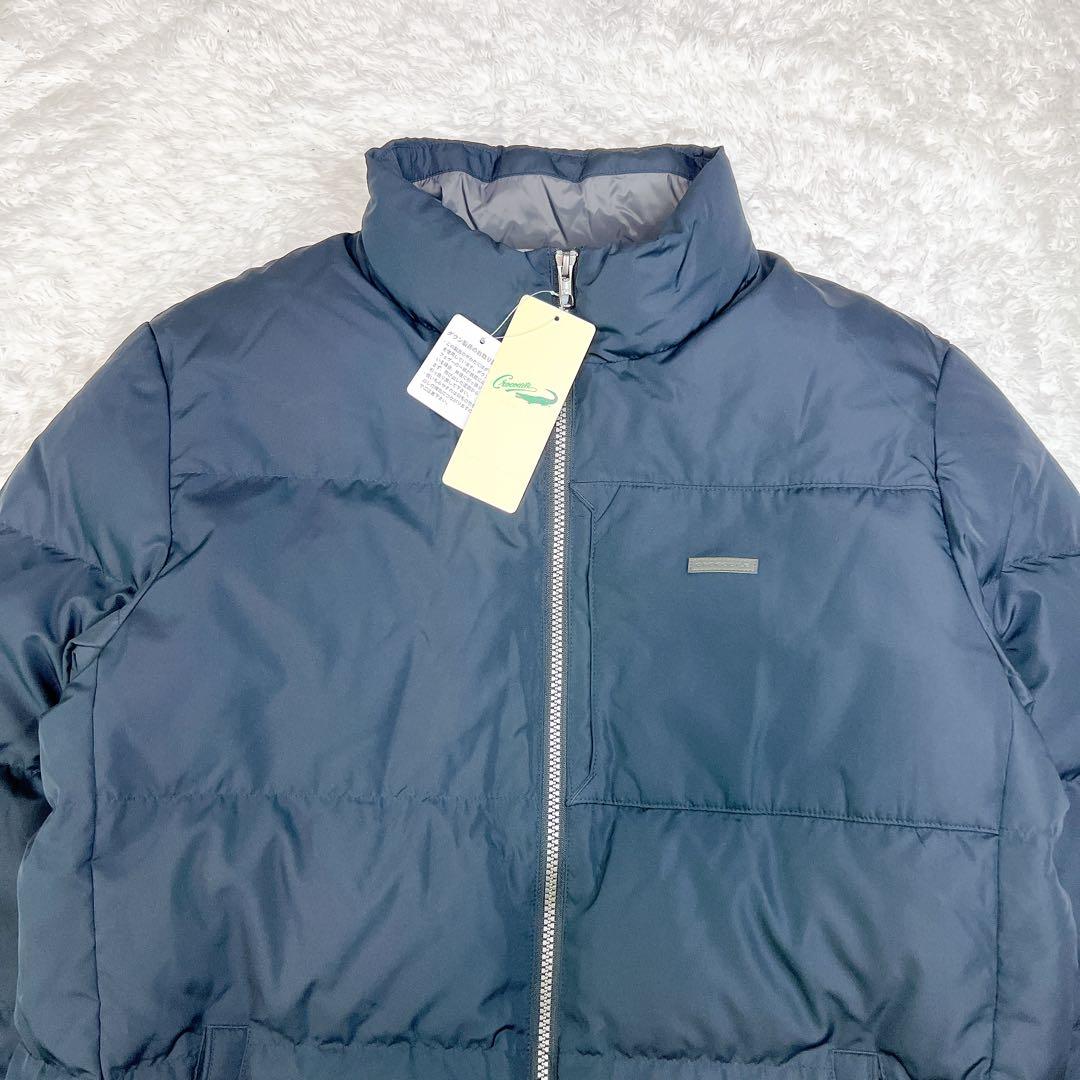 新品・未使用✨クロコダイル ダウンジャケット ブラック L