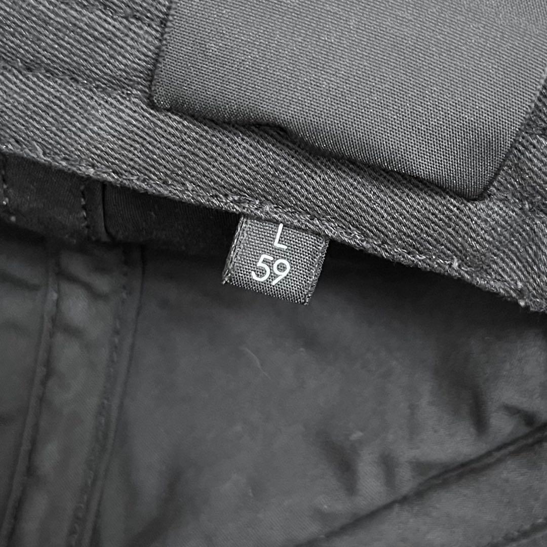 バレンシアガ LOGO VISOR キャップ ダメージ加工 ブラック 帽子