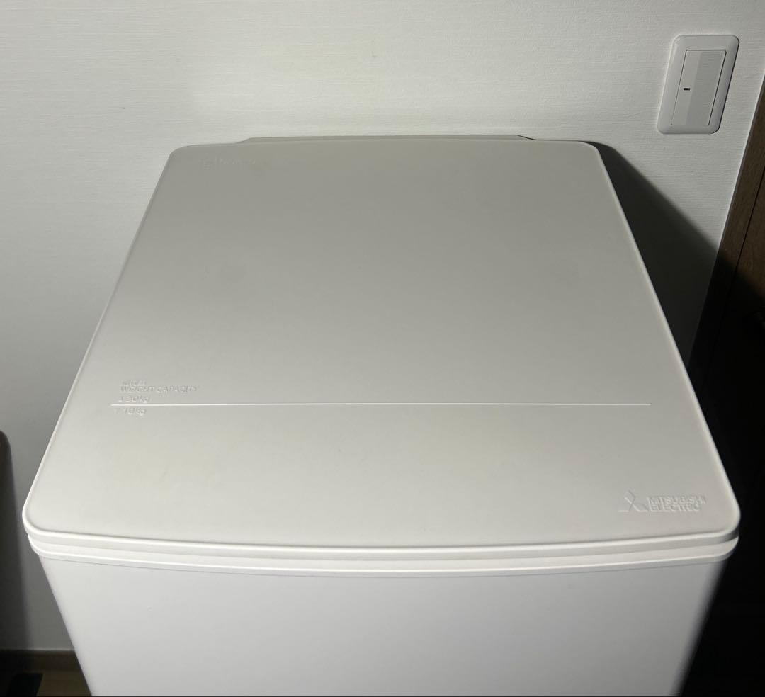 ♦️三菱ノンフロン冷凍冷蔵庫 MR-P15F-W形　2021年製1人暮らし 冷蔵庫