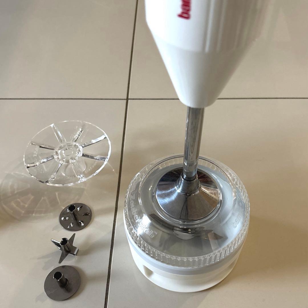 Bamix M300 ホワイト　ハンドブレンダー スタンド付き