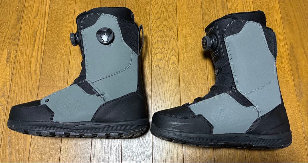 RIDE LASSO BOA US11 グレー/ブラック