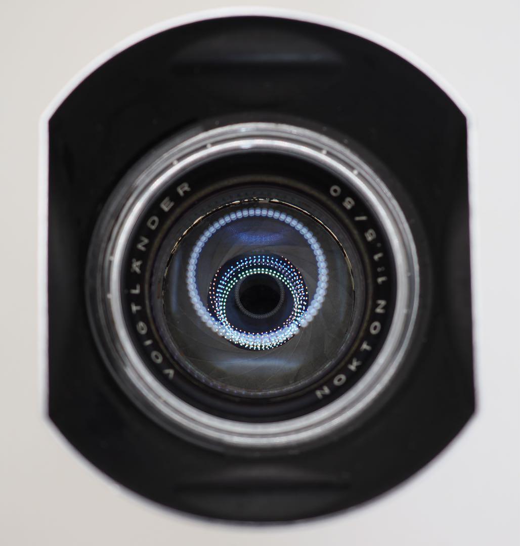 訳アリプロミナントNOKTON f1.5 50mmライカMマウントアダプター付き