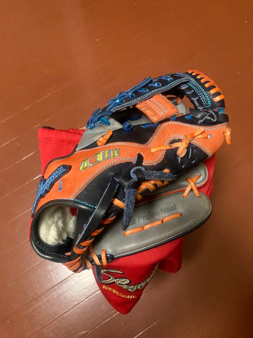 犬*叉様 スラッガー　軟式大人用内野手用グラブ