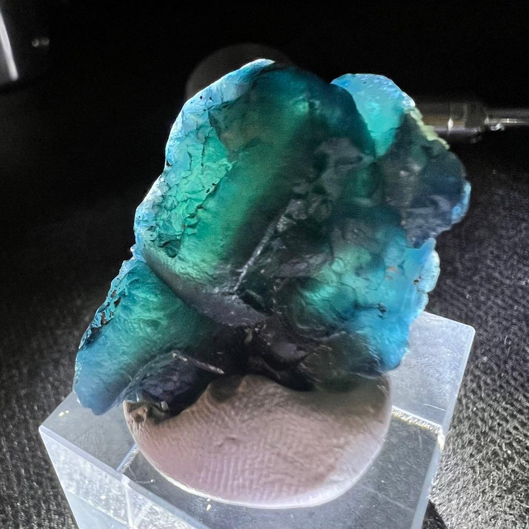 内モンゴル　「青色」「納戸色」「若竹色」グラデーションフローライト