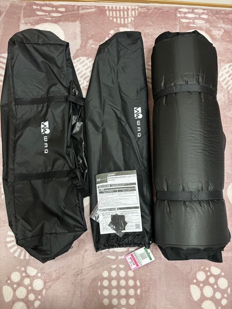 【美品】WAQ リラクシングキャンプマットS 10cm