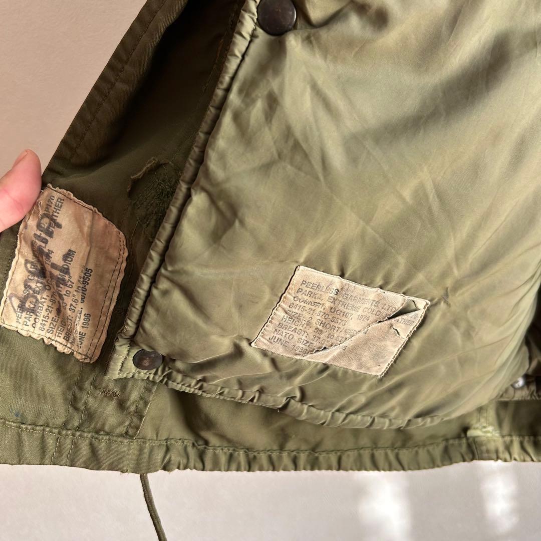 【70s】カナダ軍 ECW コンバットパーカー フルセット