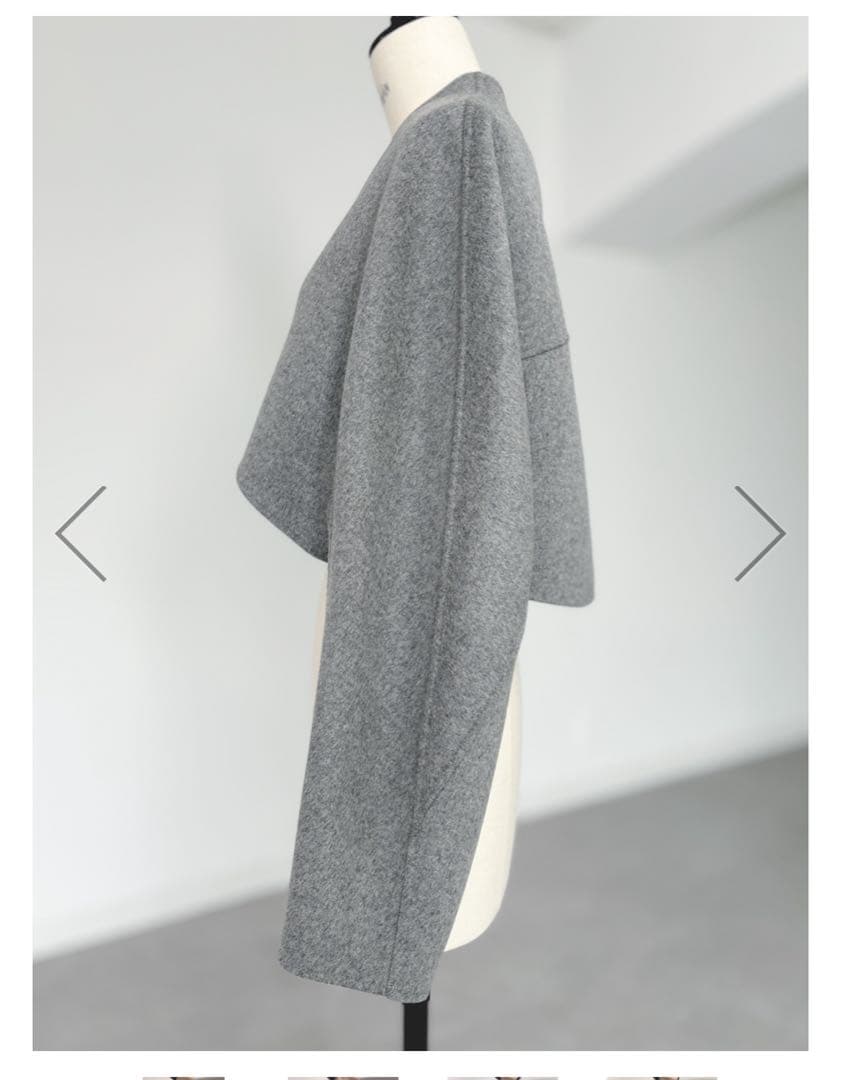 トップス SHE Tokyo Barbara Wool Cashmere gray