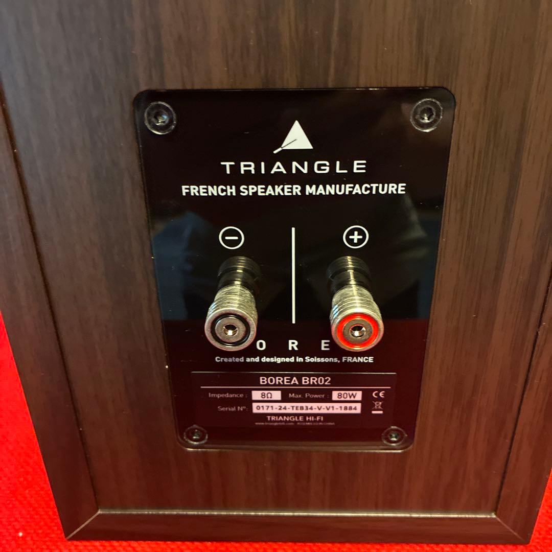 【完動美品】TRIANGLE Borea BR02 スピーカー　ペアWALNUT